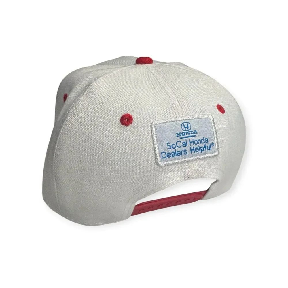 Los Angeles Angels Mike Trout Hat Red White Snapback Adjustable